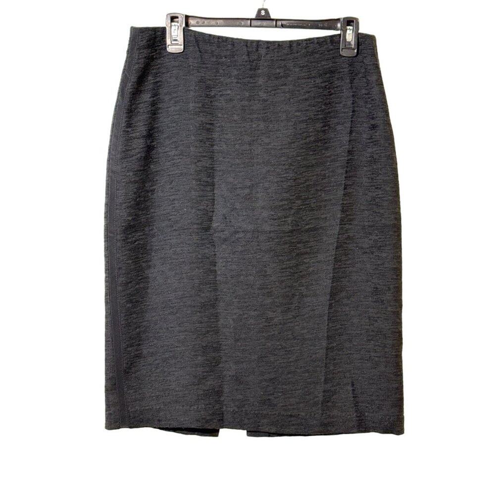 Nanette Lepore Skirt Knit Below Knee Elastic Waist Lined 10